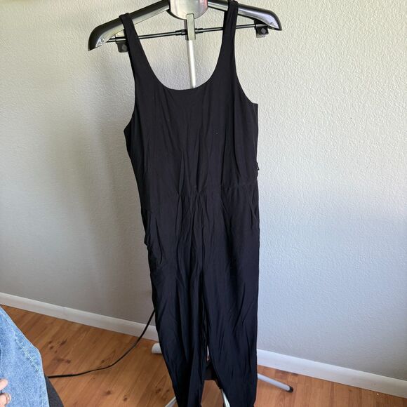 Zyia Active Black Hermosa Soft Cozy Jumpsuit Romper Exercise Workout Size Large - Picture 2 of 5
